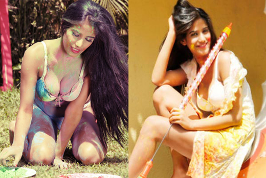 Poonam Pandey-Holi